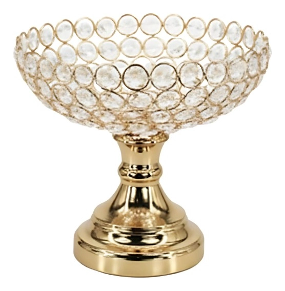RECIPIENTE DECORATIVO PEDESTAL FRASCO MODERNO ADORNO JHN - 1