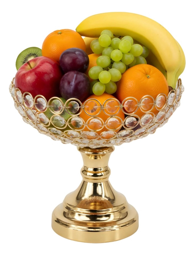 RECIPIENTE DECORATIVO PEDESTAL FRASCO MODERNO ADORNO JHN - 3