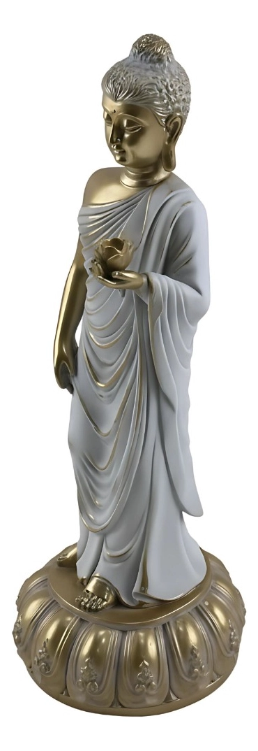 FIGURA DECORATIVA BUDA ADORNO ESTATUA HOGAR JHN - 3