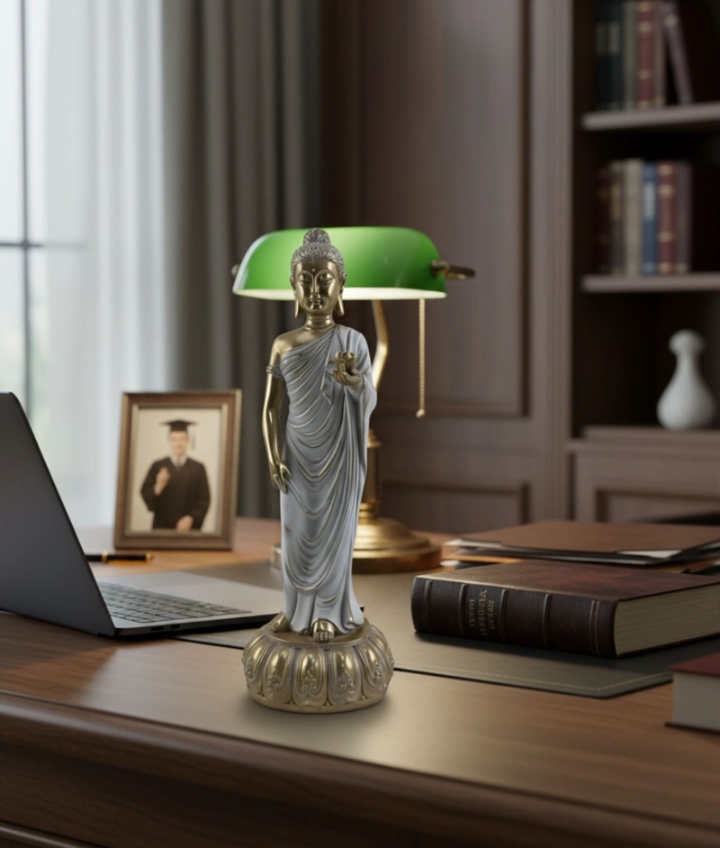 FIGURA DECORATIVA BUDA ADORNO ESTATUA HOGAR JHN - 7