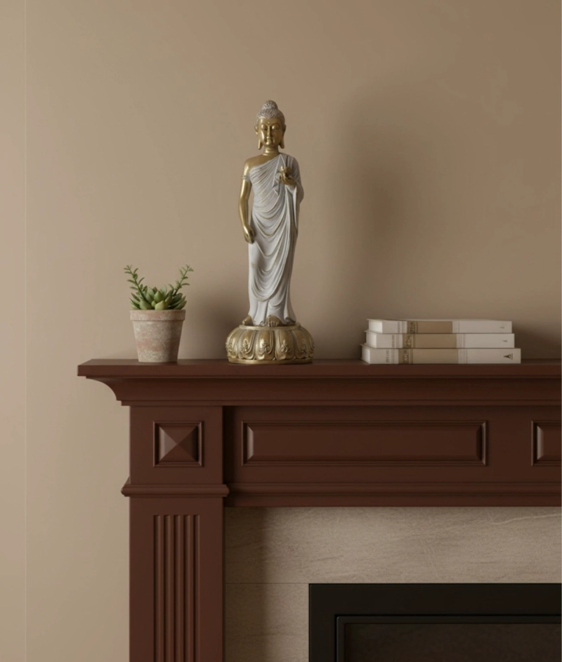 FIGURA DECORATIVA BUDA ADORNO ESTATUA HOGAR JHN - 10