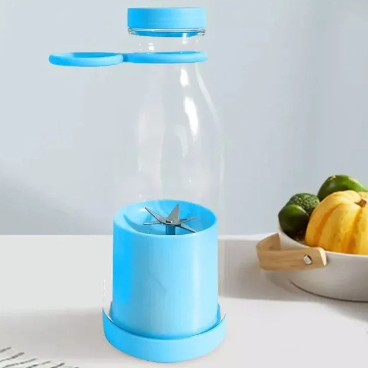 MINI LICUADORA PORTATIL RECARGABLE BATIDO JUGOS LAU - 3