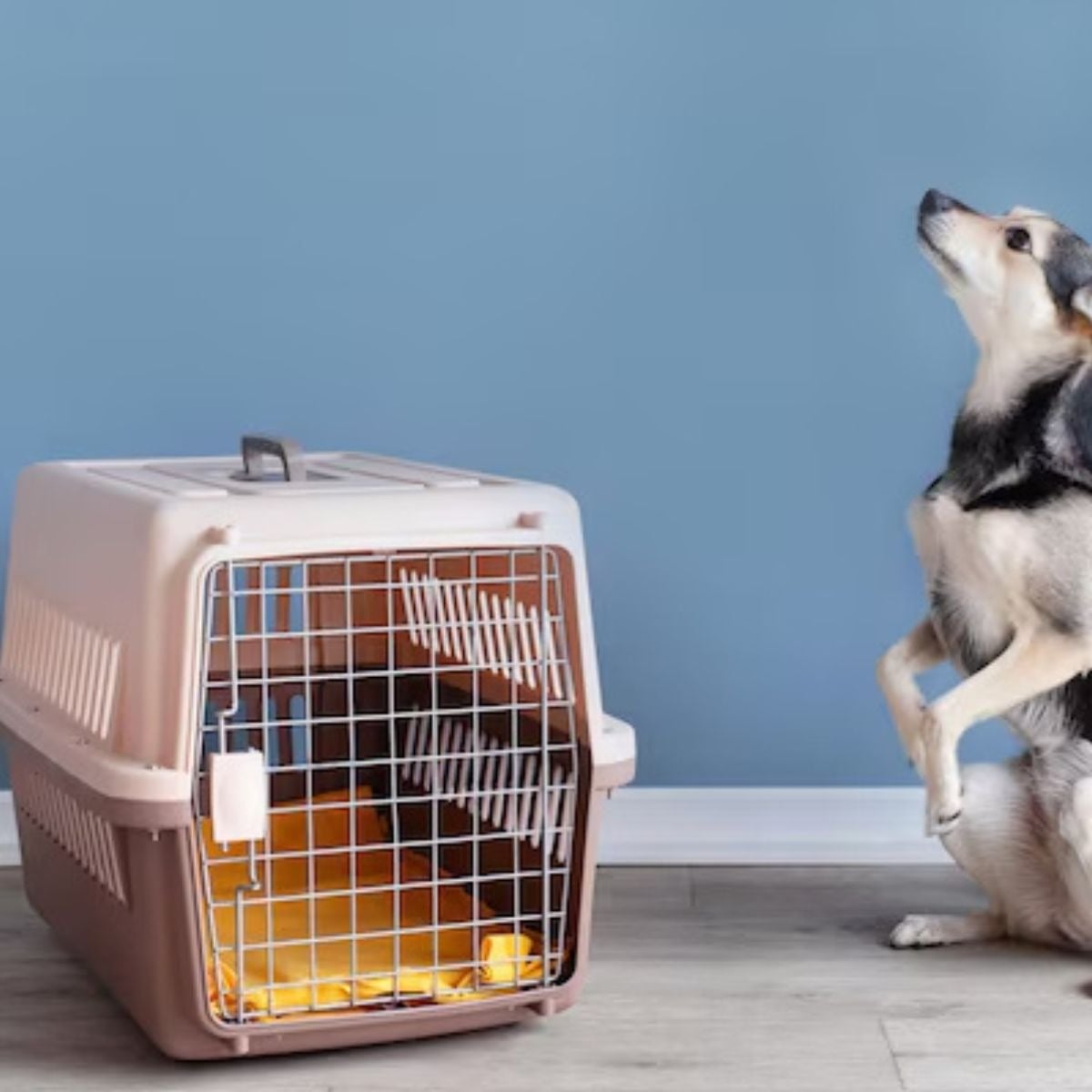 KENNEL TRANSPORTADOR RESISTENTE 52X41X75CM PERRO MASCOTA LAU - 2
