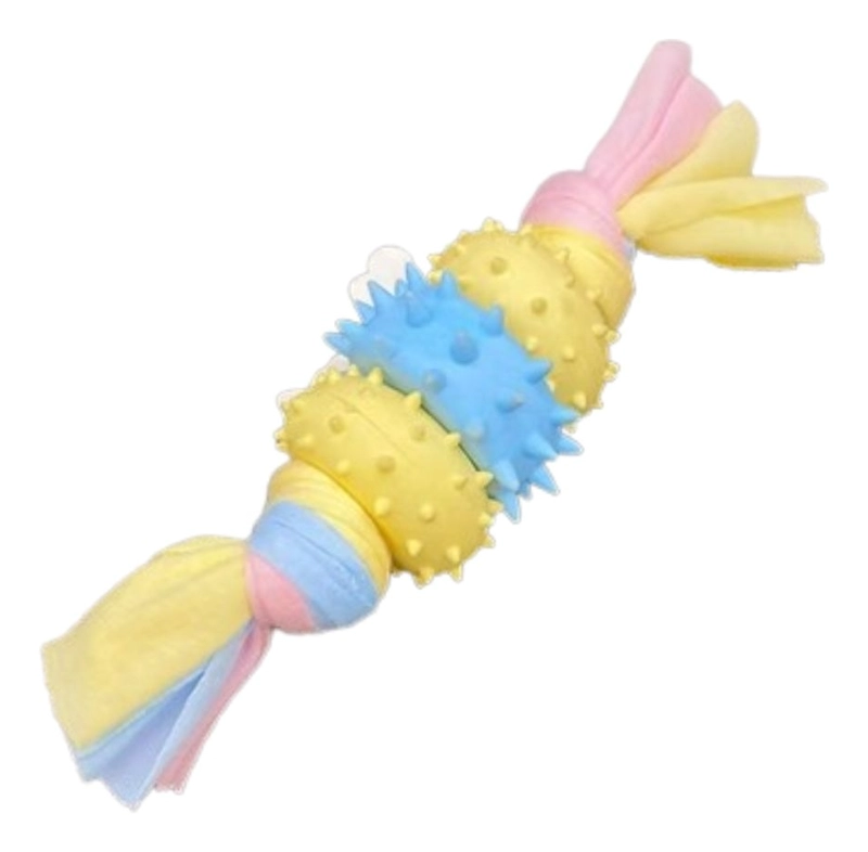 SET 3 JUGUETES PARA MASCOTA CUERDA CON GOMA PERROS LAU - 1