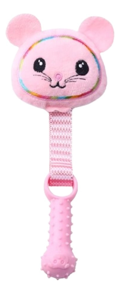 SET 3 JUGUETE DE MASCOTA DENTICION PELUCHE SONIDO LAU - 1