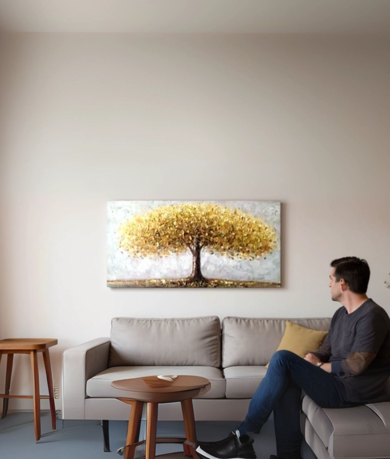 CUADRO DECORATIVO PARED ARTE ARBOL ESPLENDOR HOGAR JHN - 4