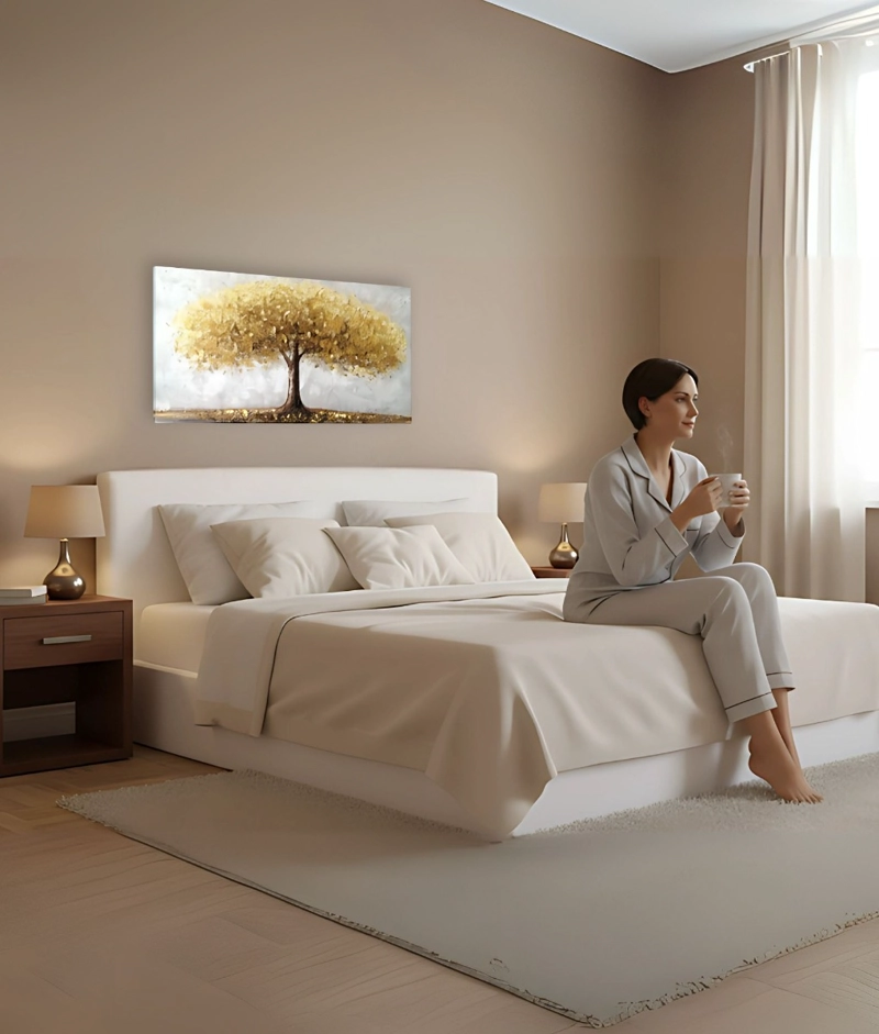 CUADRO DECORATIVO PARED ARTE ARBOL ESPLENDOR HOGAR JHN - 6