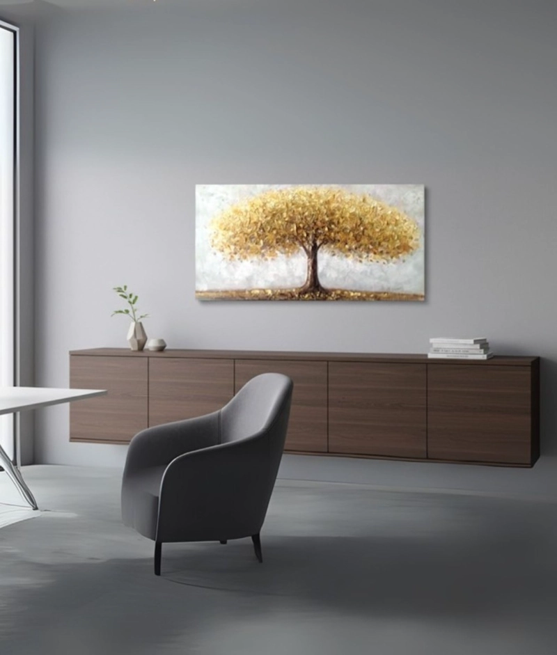 CUADRO DECORATIVO PARED ARTE ARBOL ESPLENDOR HOGAR JHN - 7