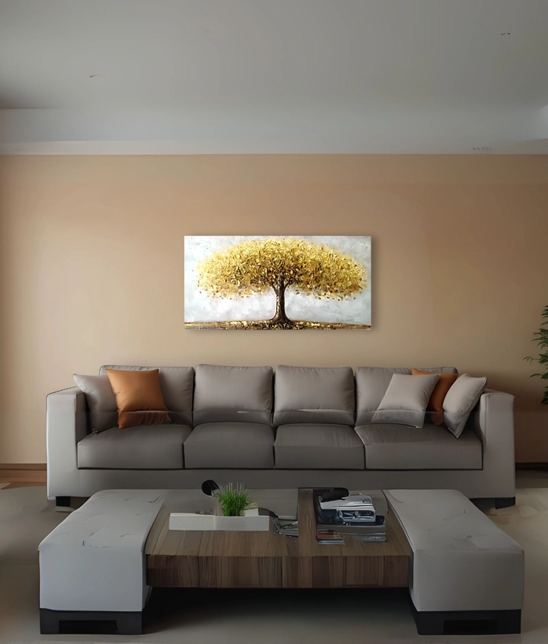 CUADRO DECORATIVO PARED ARTE ARBOL ESPLENDOR HOGAR JHN - 9