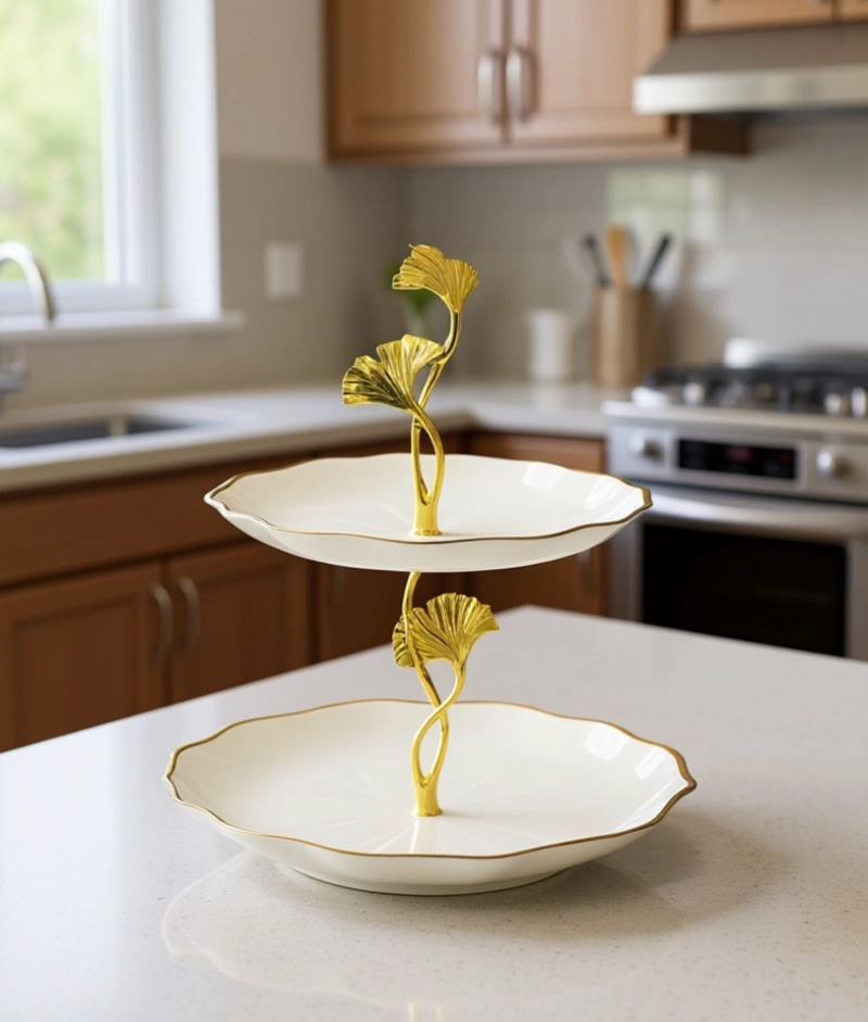 FRUTERO DECORATIVO SOPORTE MULTIFUNCIONAL MESA ADORNO JHN - 2