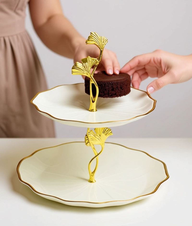 FRUTERO DECORATIVO SOPORTE MULTIFUNCIONAL MESA ADORNO JHN - 5