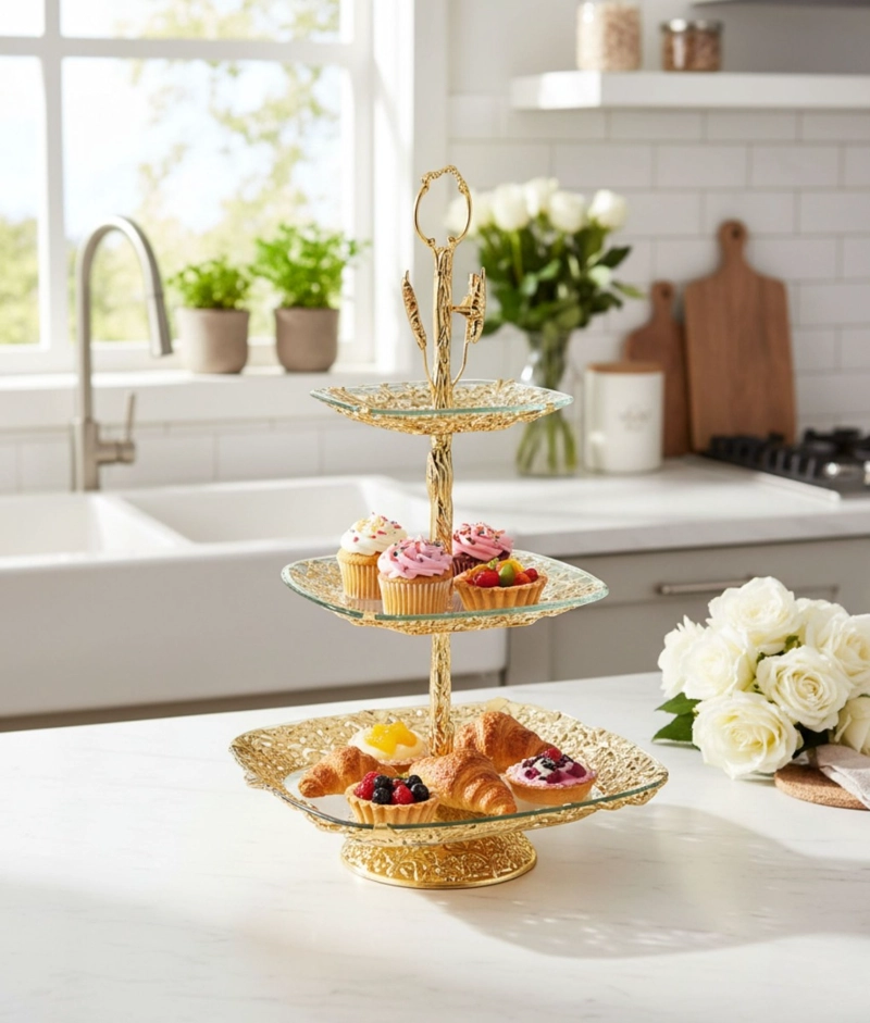 FRUTERO DECORATIVO MULTIFUNCIONAL SOPORTE MESA ADORNO JHN - 2