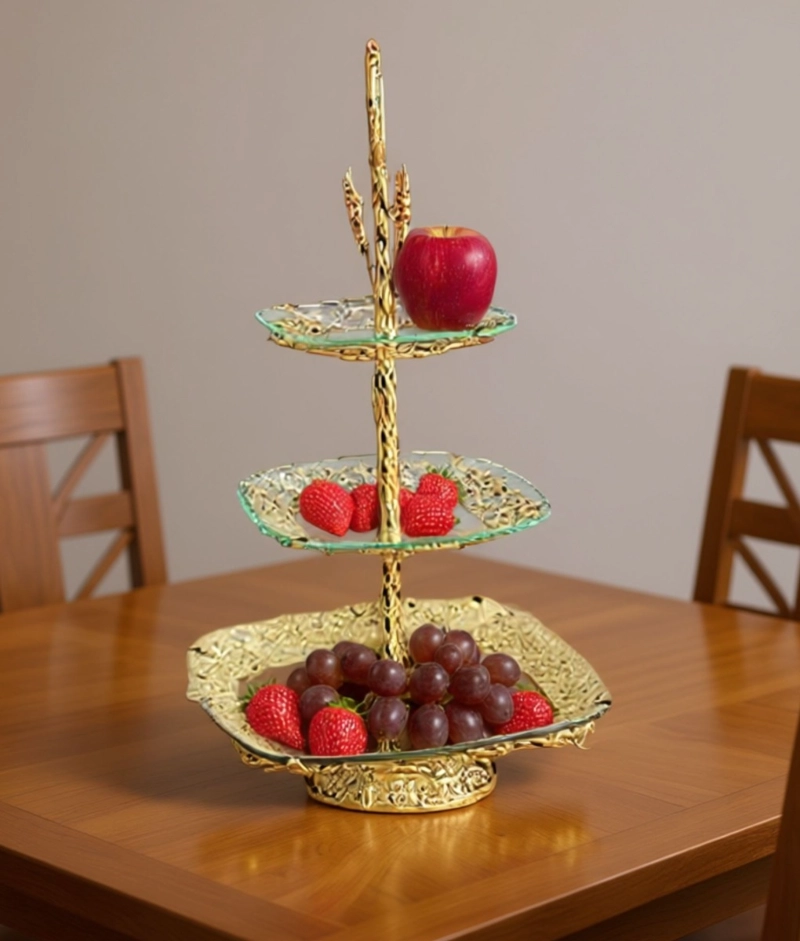 FRUTERO DECORATIVO MULTIFUNCIONAL SOPORTE MESA ADORNO JHN - 7