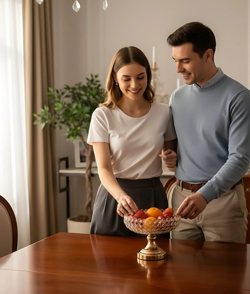 FRUTERO MULTIFUNCIONAL DECORATIVO ADORNO SOPORTE MESA JHN - 6
