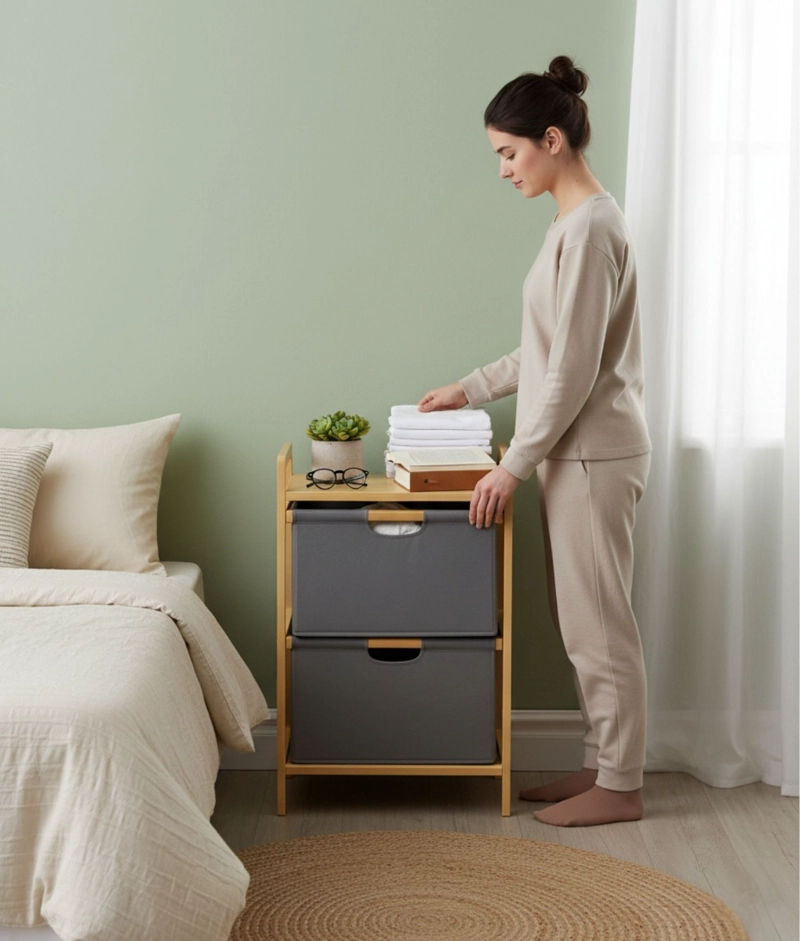 COMODA DECORATIVA ORGANIZADOR MULTIFUNCIONAL HOGAR JHN - 6