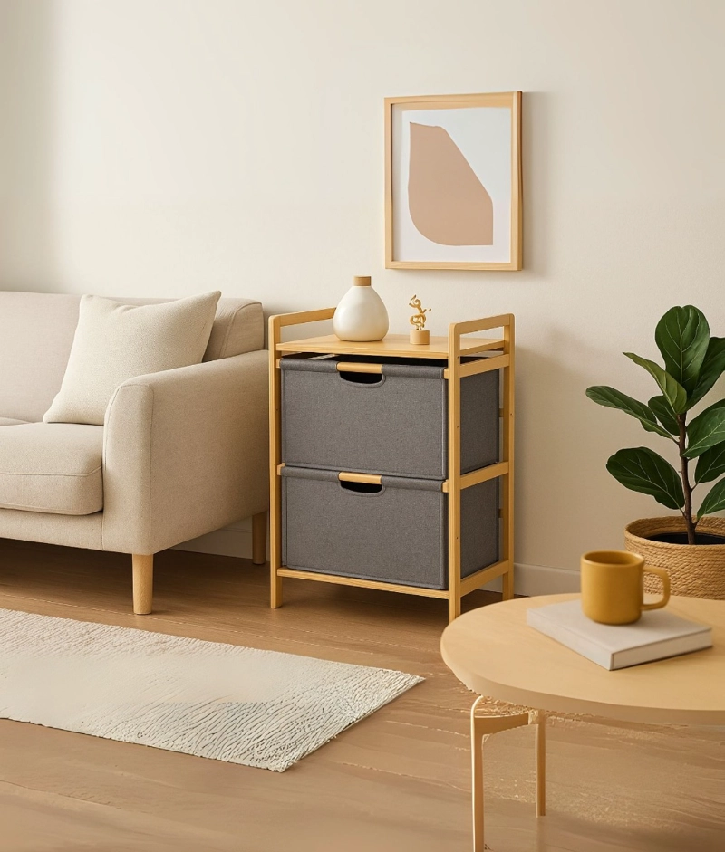 COMODA DECORATIVA ORGANIZADOR MULTIFUNCIONAL HOGAR JHN - 7