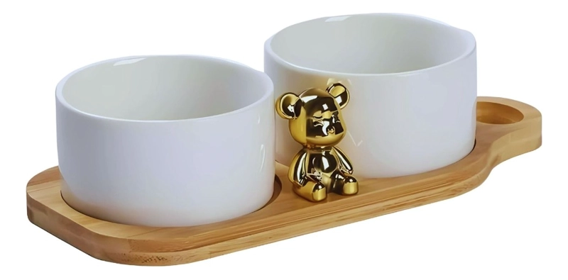 BOWL DECORATIVO SOPORTE CUENCO SERVIR ALMACENAMIENTO JHN - 3