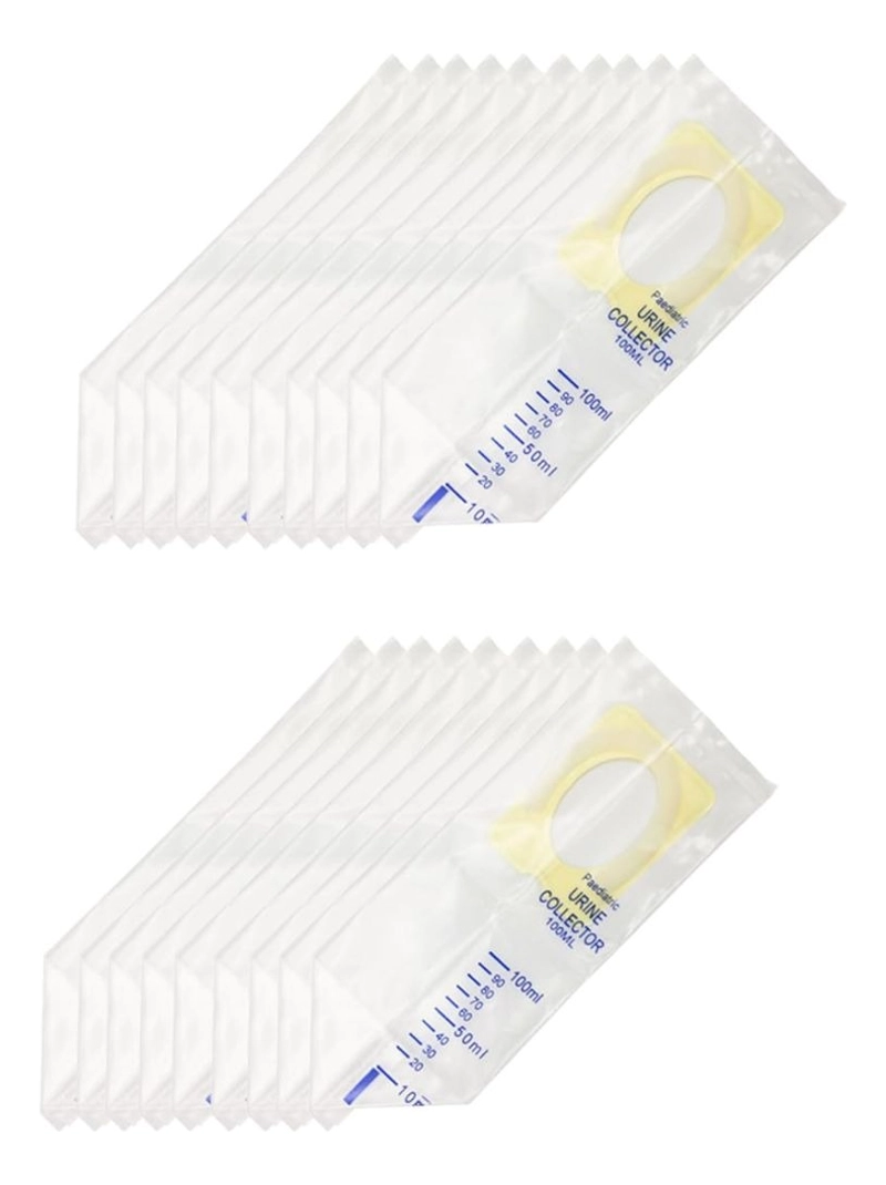 PACK 100 UNDS BOLSA RECOLECTOR ORINA PEDIATRICO 100ML LAU - 6