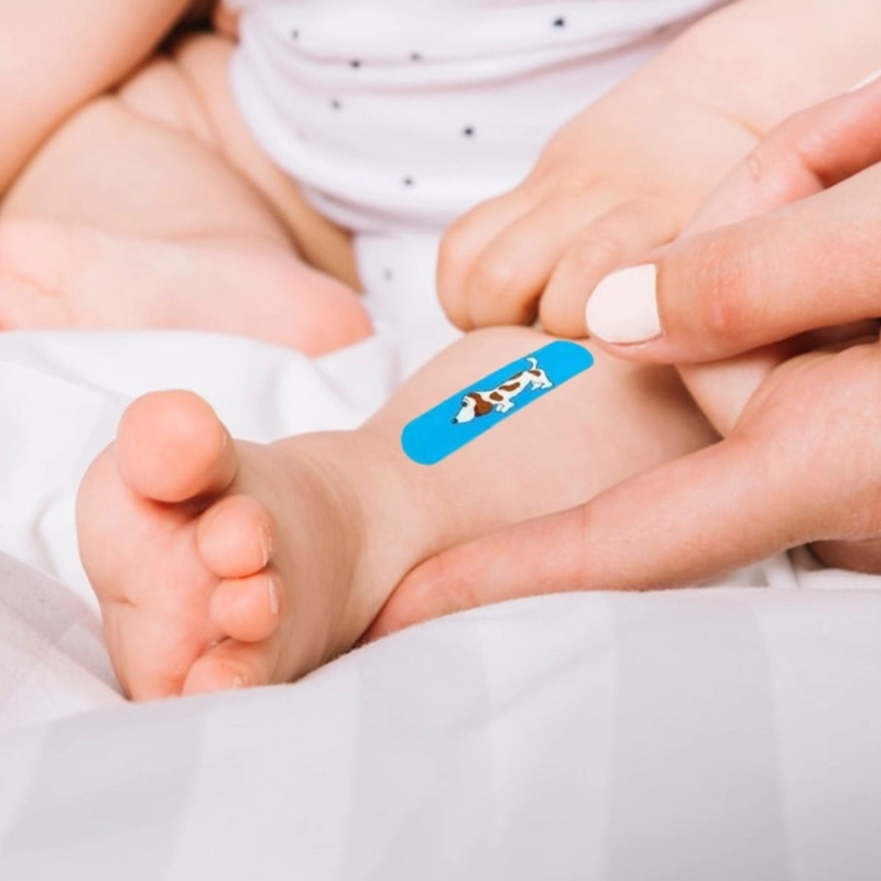 PACK 5 PARCHES CURITA INFANTIL DISEÑO ANIMALITOS HERIDAS LAU - 6