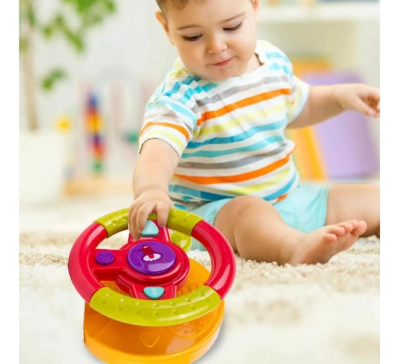 VOLANTE DE JUGUETE SIMULACION AUTO PARA NIÑOS MULTIUW - 4