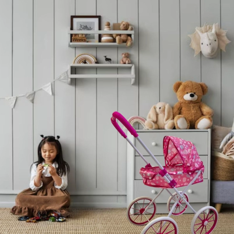 JUGUETE COCHE PARA MUÑECA CARRIOLA  NIÑAS DIVERTIDO LAU - 8