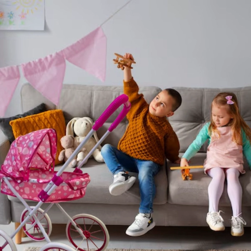JUGUETE COCHE PARA MUÑECA CARRIOLA  NIÑAS DIVERTIDO LAU - 9