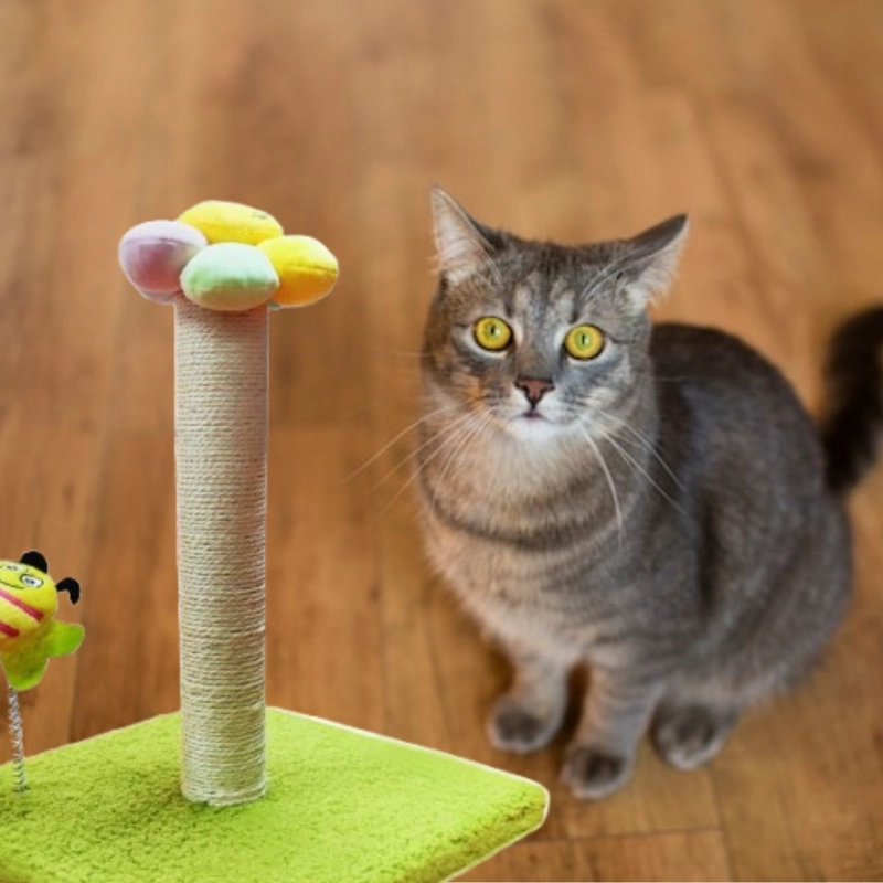 RASCADOR PARA GATOS FORMA DE FLOR MASCATOS LAU - 7