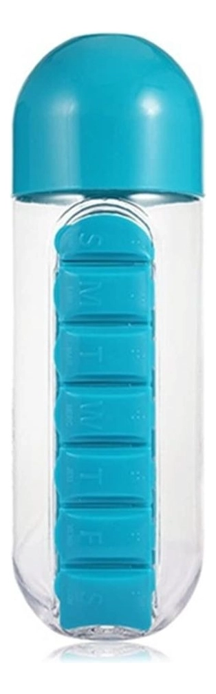 BOTELLA + PASTILLERO ORGANIZADOR SEMANAL MEDICINA LAU - 5