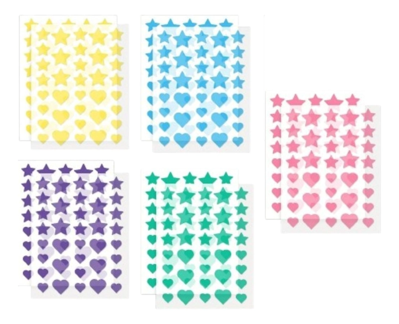 PACK DE 3 PARCHES PARA ACNE DISEÑO ESTRELLA CORAZON LAU - 6