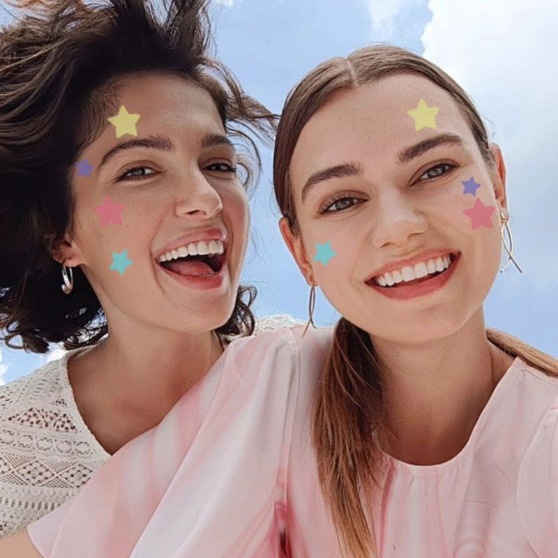 PACK DE 3 PARCHES PARA ACNE DISEÑO ESTRELLA CORAZON LAU - 8