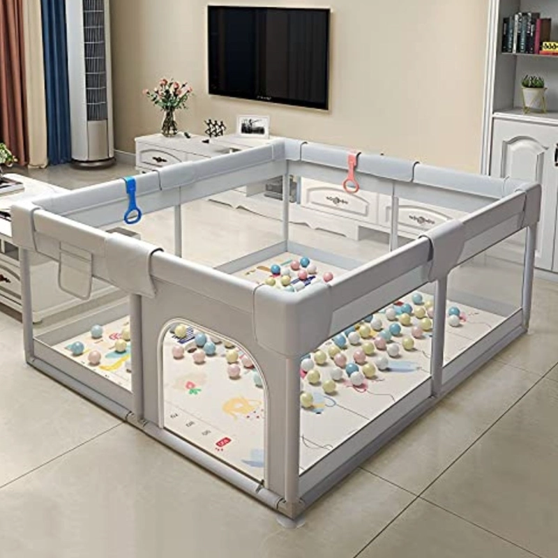 CORRAL DE JUEGOS CON PUERTA SIN DIBUJOS PARA BEBE HOGAR LAU - 3