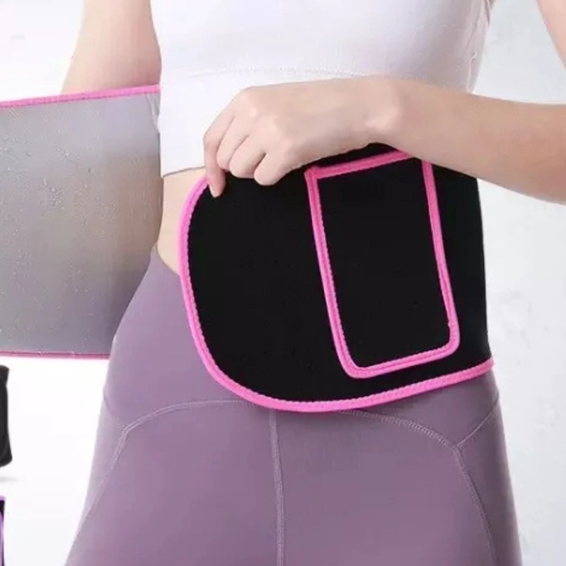 SET 2 FAJA REDUCTORA CON VELCRO PARA EJERCICIOS FITNES LAU - 1