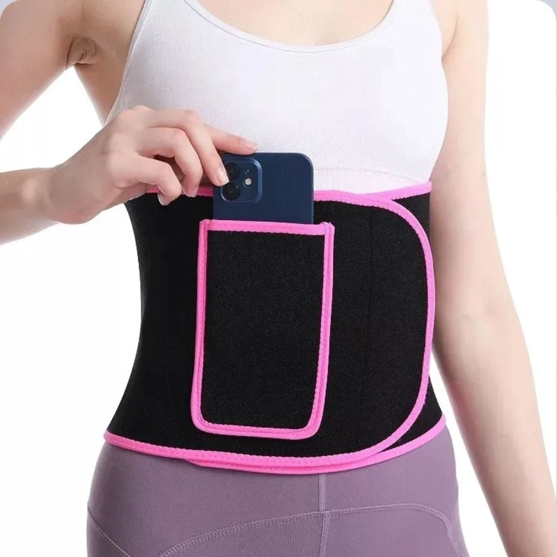 SET 2 FAJA REDUCTORA CON VELCRO PARA EJERCICIOS FITNES LAU - 8