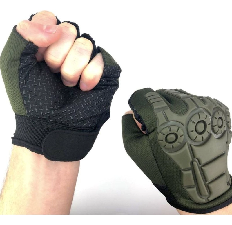 SET 2 GUANTES DEPORTIVOS CICLISMO FITNES GIMNASIO VELCRO LAU - 7