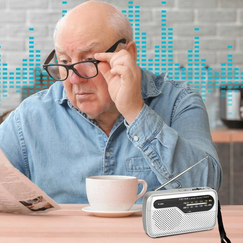 RADIO DE BOLSILLO COMPACTO PORTATIL AM/FM MUSICA LAU - 8