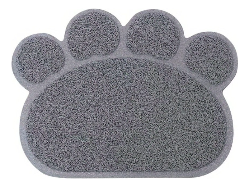 SET 2 ALFOMBRA TAPETE MASCOTAS DISEÑO HUELLA PERRO GATOS LAU - 4