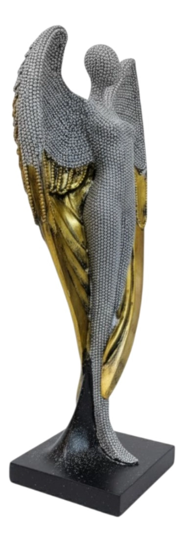 ESTATUA ANGEL GUARDIAN ALADO ESCULTURA DECORATIVA JHN - 3