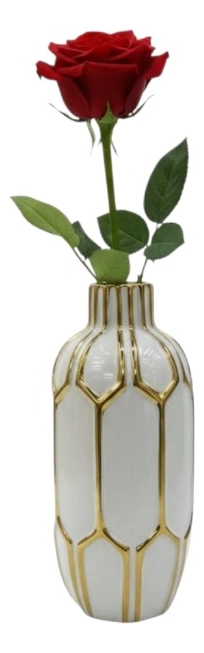 FLORERO JARRON DECORATIVO LUJO GEOME TRICO FUSION ARTE JHN - 3