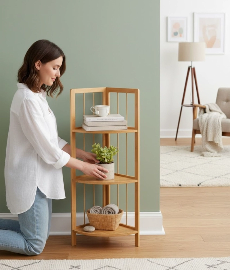 ESTANTE MULTIFUNCIONAL 3 NIVELES ORGANIZADOR DECORATIVO JHN - 4