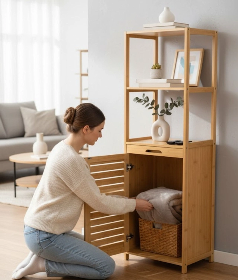 ESTANTE ORGANIZADOR 2 REPISAS DECORATIVO FUNCIONAL JHN - 4