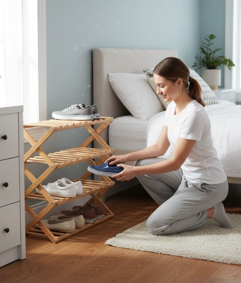 ZAPATERO ORGANIZADOR ESTILO ELEGANTE FUNCIONAL HOGAR JHN - 5