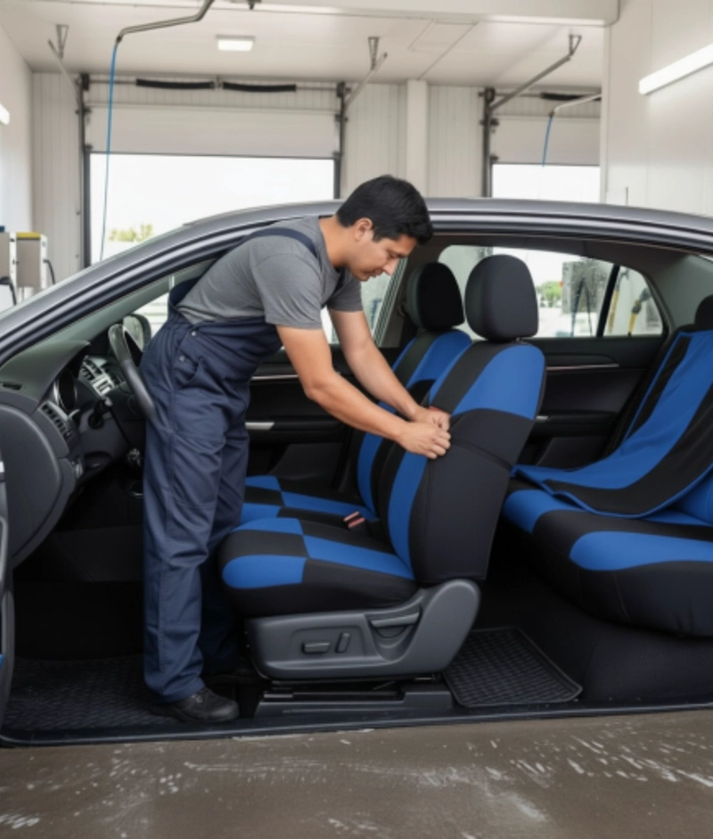 CUBRE ASIENTOS CUIDADO AUTO FUNDAS PROTECTORAS VARIOS JHN - 5