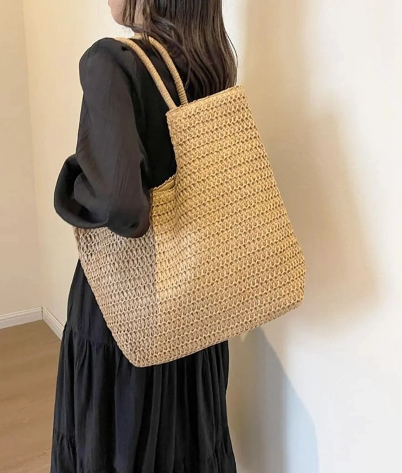 CARTERA BOLSO MODERNO TEJIDO TEXTURIZADO ESTILO ELEGANTE JHN - 5
