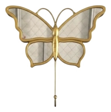 SET 3 ESPEJO DECORATIVO MARIPOSA ADORNO PARED HOGAR JHN - 1