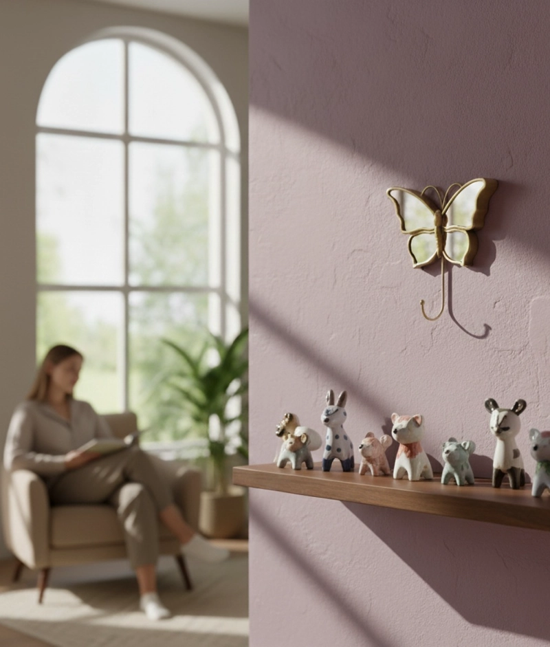 SET 3 ESPEJO DECORATIVO MARIPOSA ADORNO PARED HOGAR JHN - 4