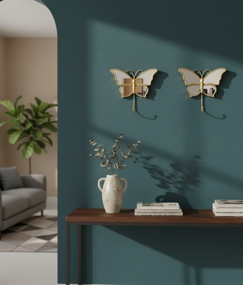 SET 3 ESPEJO DECORATIVO MARIPOSA ADORNO PARED HOGAR JHN - 9