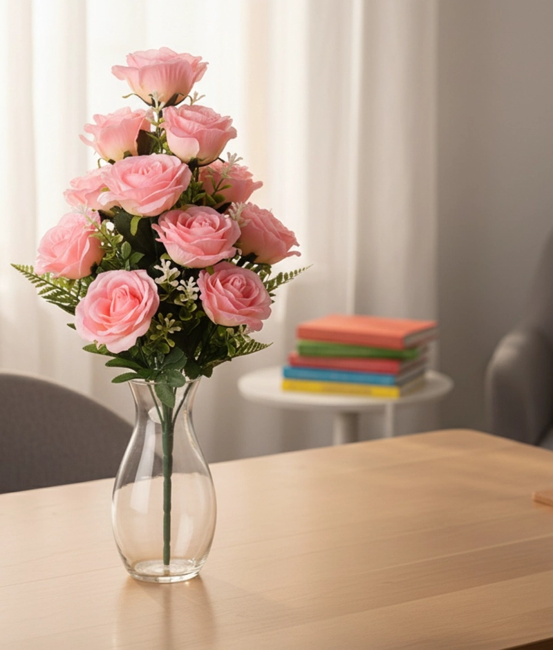 FLORES ARTIFICIALES RAMO FLORAL DECORATIVO ADORNO JHN - 2