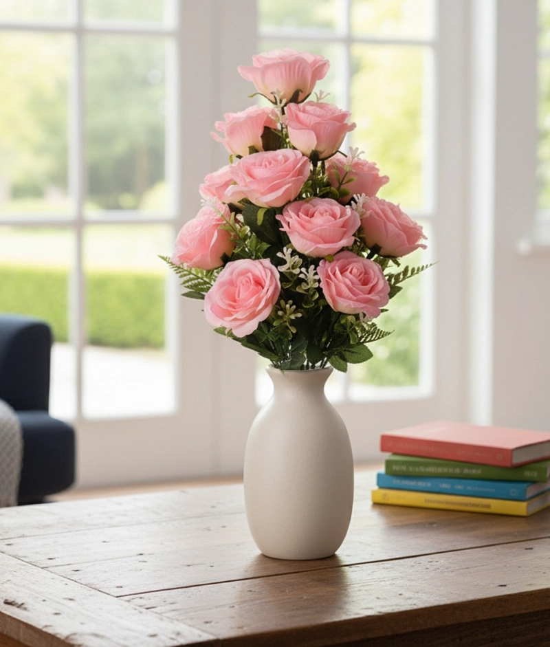 FLORES ARTIFICIALES RAMO FLORAL DECORATIVO ADORNO JHN - 8