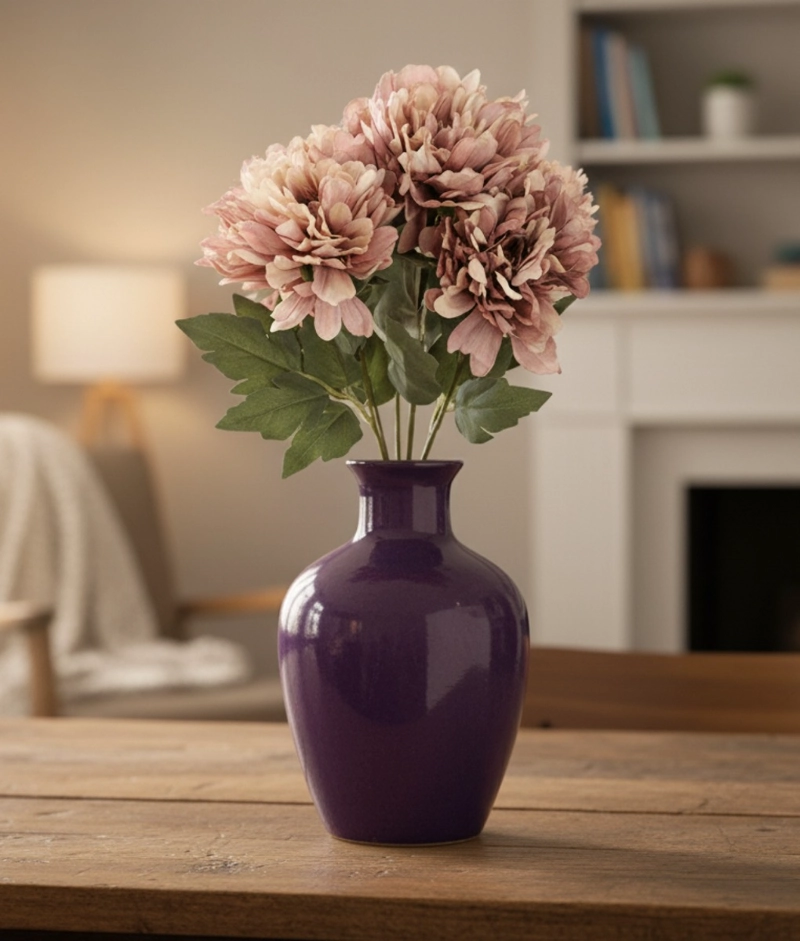FLORES ARTIFICIALES RAMO DECORATIVO PE TALOS CAPAS ADORNO JHN - 2