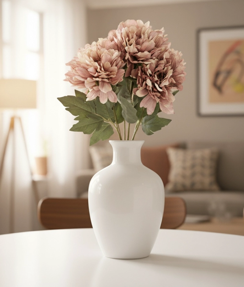 FLORES ARTIFICIALES RAMO DECORATIVO PE TALOS CAPAS ADORNO JHN - 10